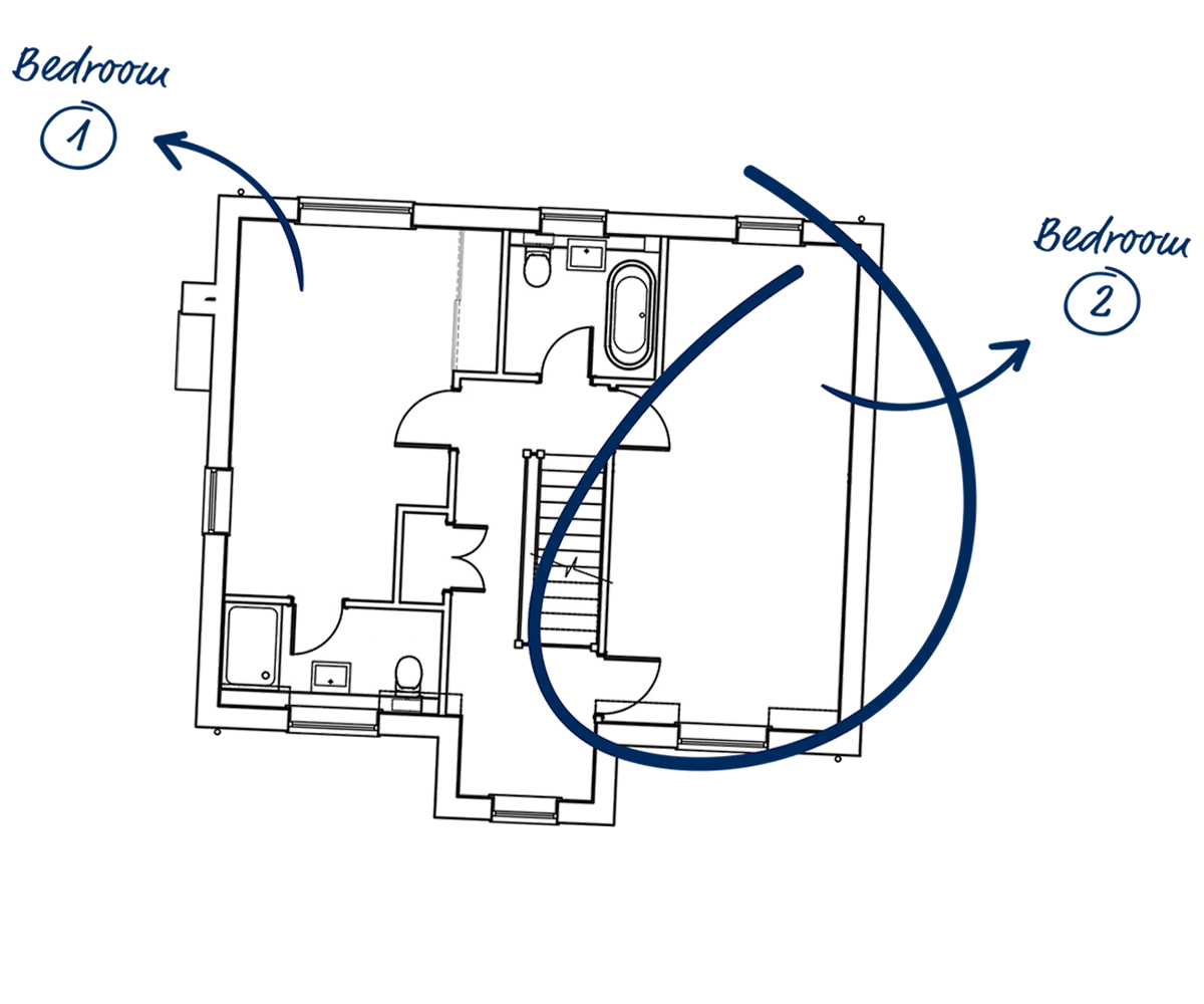 2 Bedroom Plan