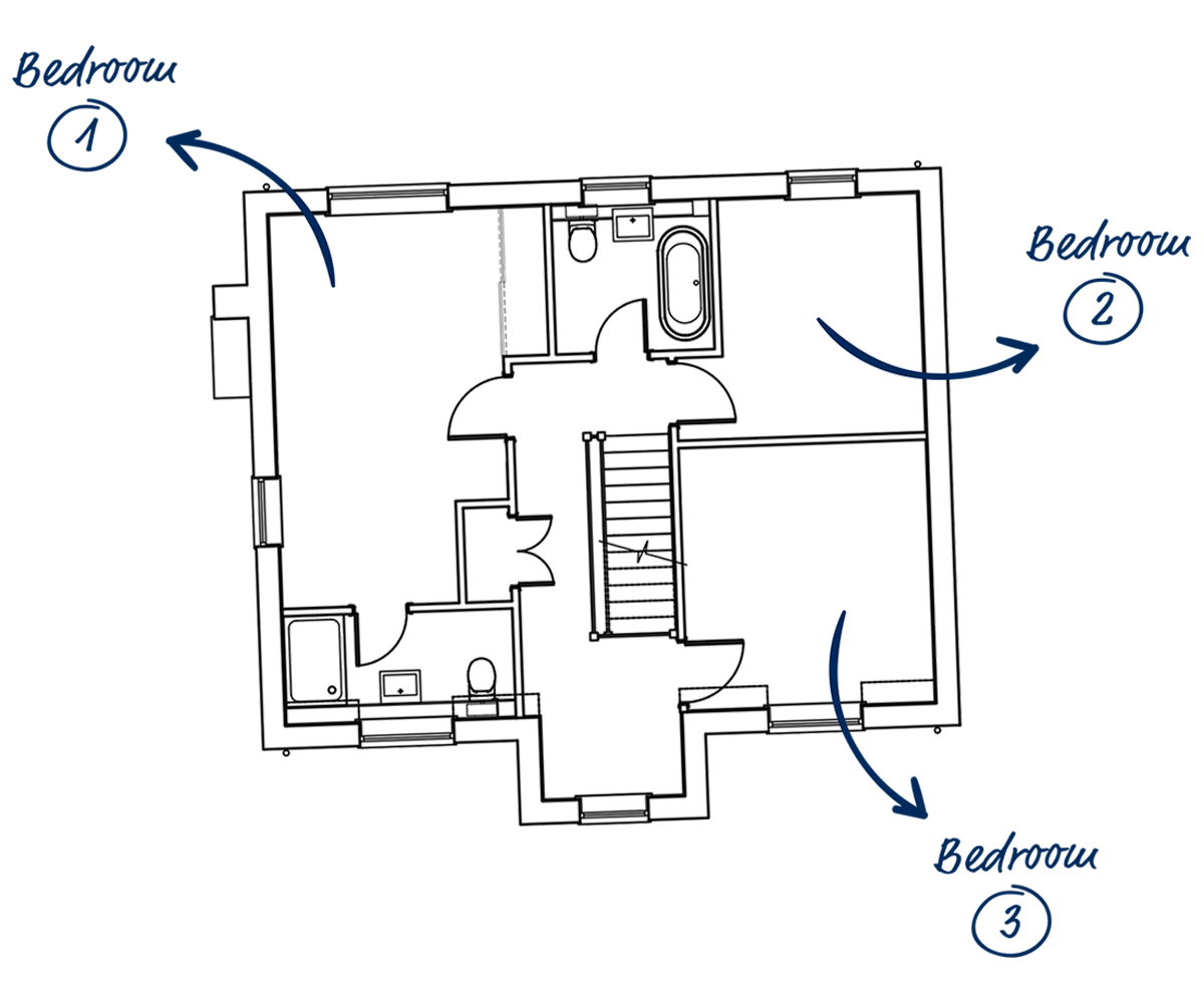 3 Bedroom Plan